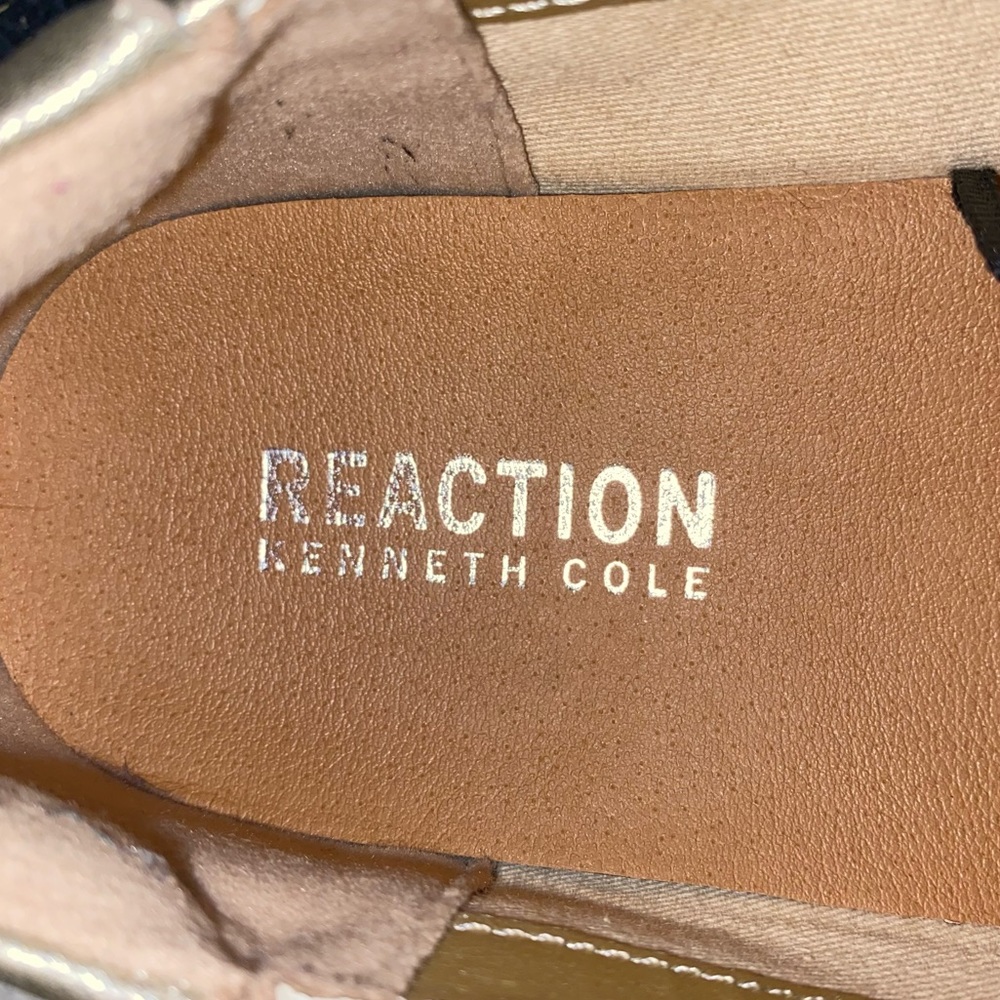 Gold slide on shoes - Picture 3 of 3